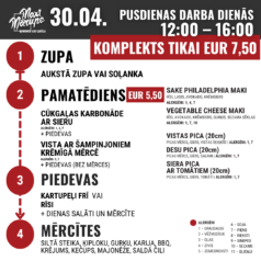 Pusdienu komplekts
