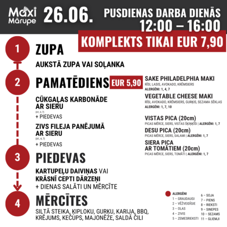 Pusdienu komplekts