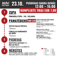 Pusdienu komplekts