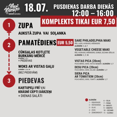 Pusdienu komplekts