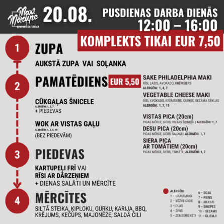Pusdienu komplekts