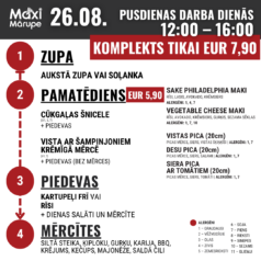Pusdienu komplekts