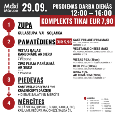 Pusdienu komplekts