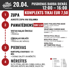 Pusdienu komplekts