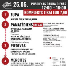 Pusdienu komplekts
