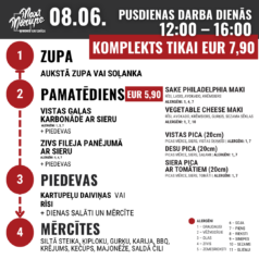 Pusdienu komplekts