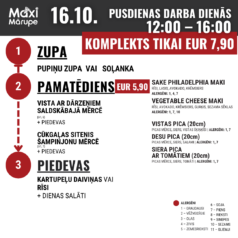 Pusdienu komplekts