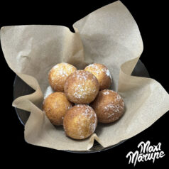 Biezpiena bumbiņas ar aveņu pildījumu (6 gab.)